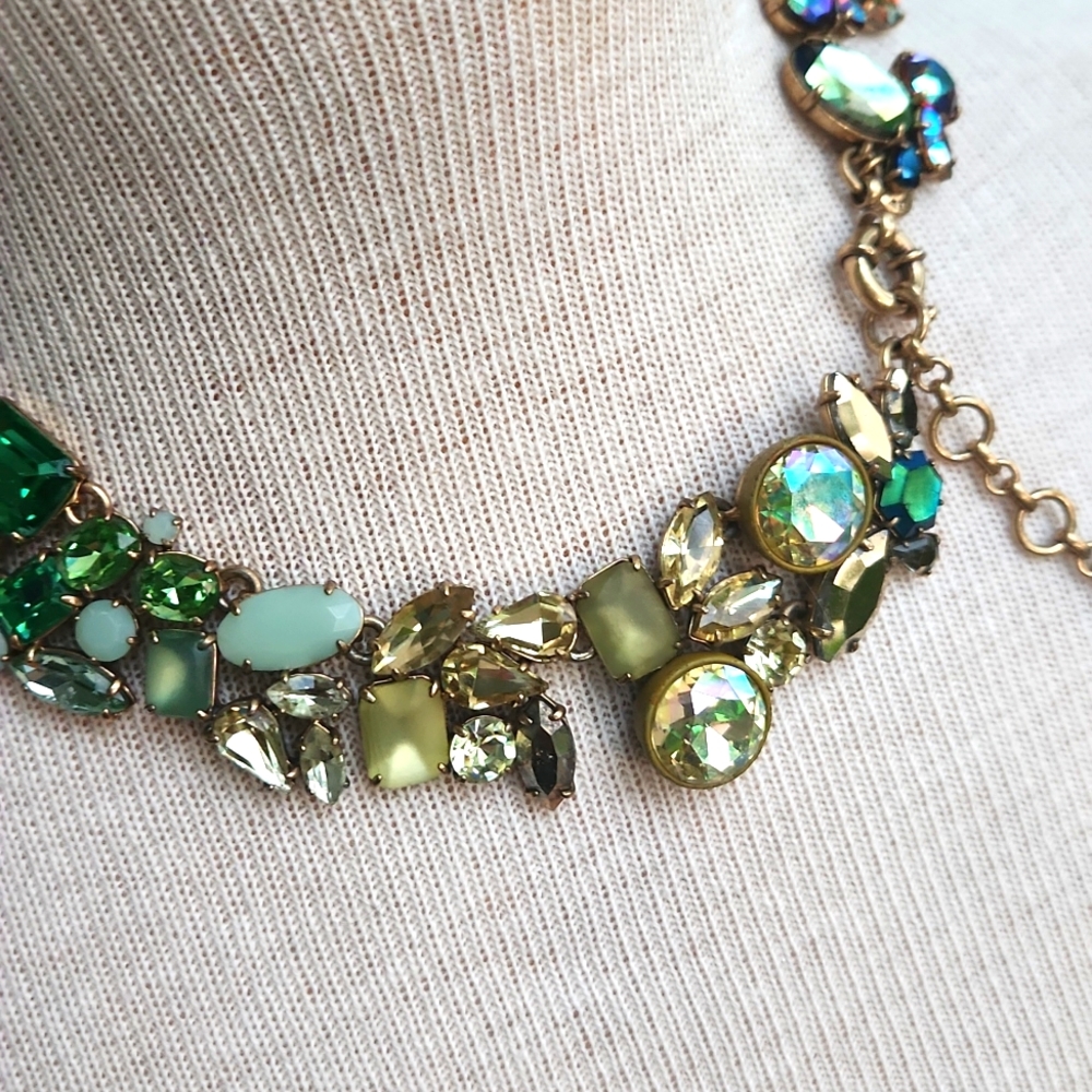 J. Crew Brulee Choker Style Statement Necklace - Picture 6 of 17